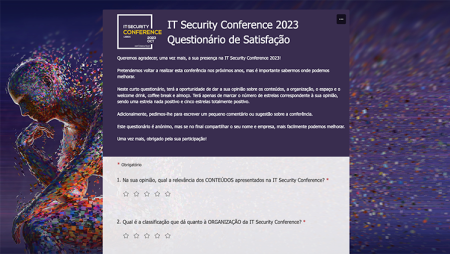 Leitores confirmam sucesso da IT Security Conference