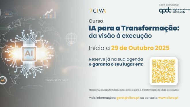 Curso da CIIWA prepara líderes para transformar o potencial da IA em valor de negócio